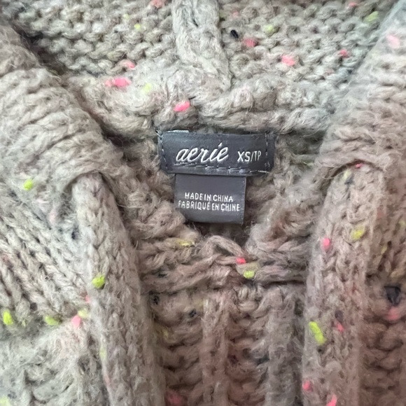 Aerie Oversized Speckle hoodie (sz XS) - Picture 3 of 7